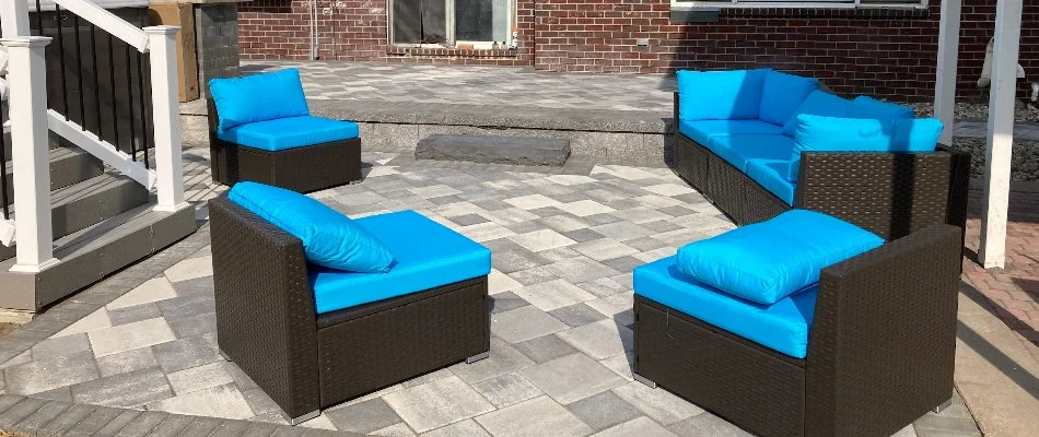 Patio on a property in St. Clair, MI.